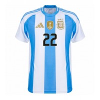 Argentina Lautaro Martinez #22 Hemmatröja Copa America 2024 Korta ärmar